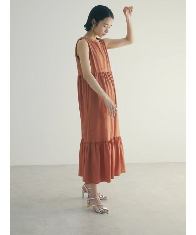 Green Parks armonia.バッククロスワンピース Orange