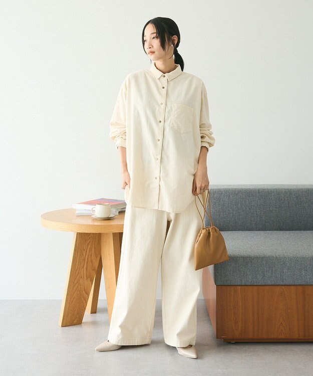 CRAFT STANDARD BOUTIQUE コーデュロイシャツ Ivory