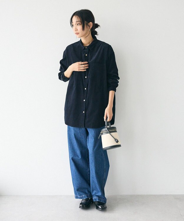 CRAFT STANDARD BOUTIQUE コーデュロイシャツ Black