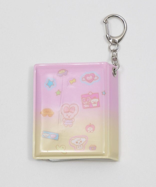WEGO 【痛バ＆推し活グッズ】ゆるアニマルIDフォトアルバムキーホルダー 柄2