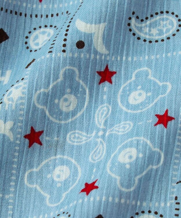 MIKI HOUSE HOT BISCUITS 【90-120cm】 リラックスパンツ ブルー