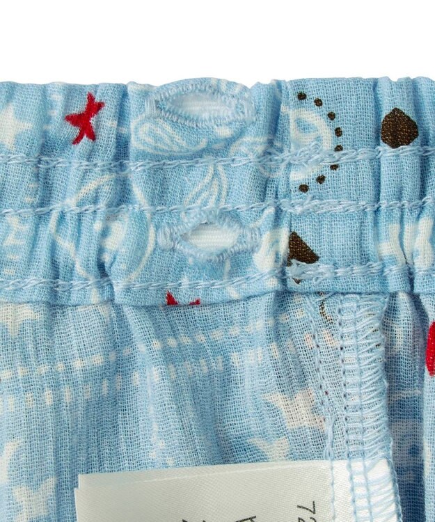 MIKI HOUSE HOT BISCUITS 【90-120cm】 リラックスパンツ ブルー