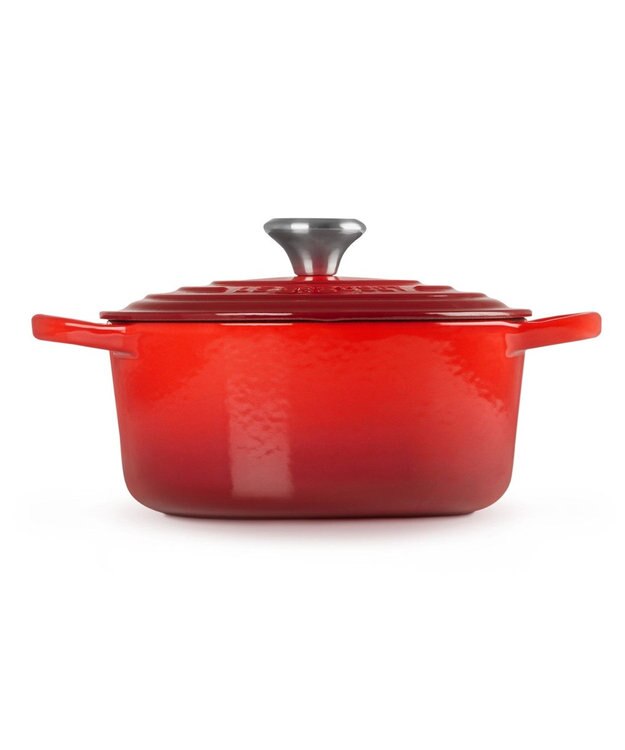 YAMATO テーブル＆キッチン 【ル・クルーゼ】シグニチャー ココット・ロンド 18cm  チェリーレッド レッド