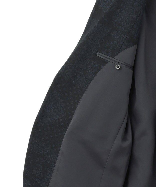 JOSEPH HOMME パッチジャガードジャージー　ジャケット ネイビー系3