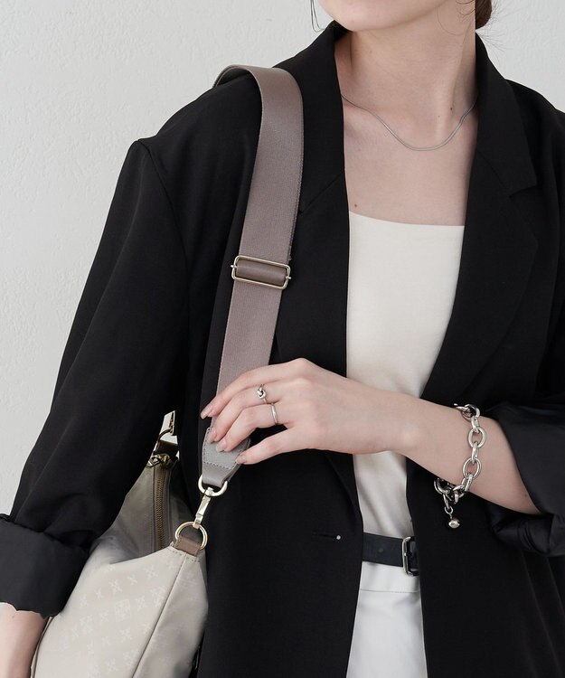 russet アレンジショルダーベルト【ナイロンテープ】(CE-1145) Gray