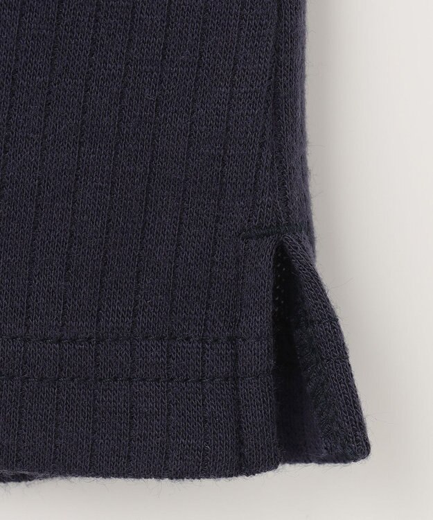 23区GOLF 【WOMEN】【WEB&一部店舗限定】針抜きクレリック 長袖シャツ ネイビー系