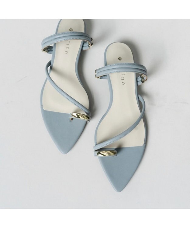 MODE ET JACOMO <carino>トングサンダル ライトブルー