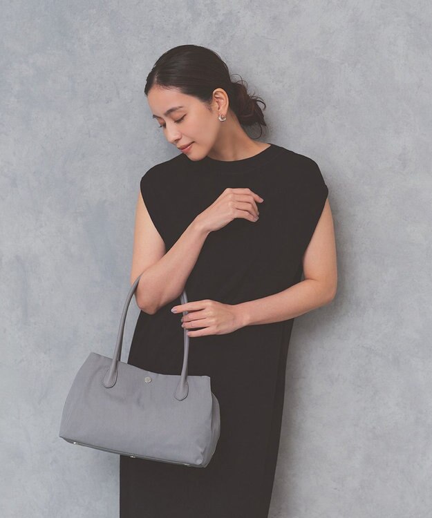 TOPKAPI 【Breath TOPKAPI】ALINE アライン ナイロン ボストン ミニ トートバッグ　軽量 / 肩掛け / 大容量 / 通勤 グレー