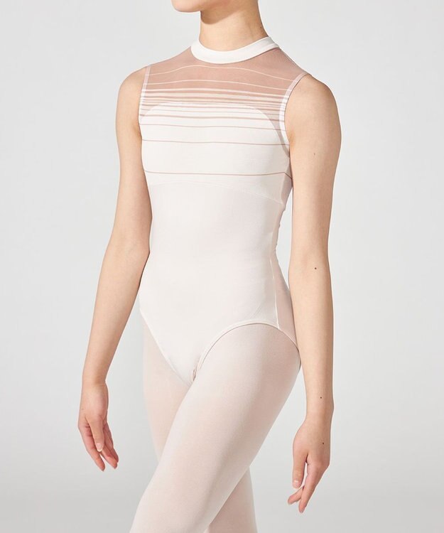Chacott ハイネックレオタード ホワイト