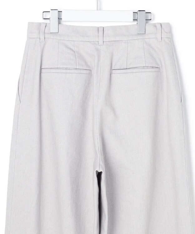 ICB 【先行予約】コットンカラーデニム カーブパンツ ライトグレー