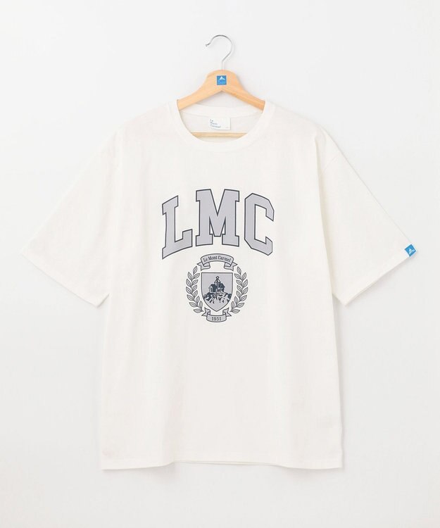 SHARE PARK MENS 【UNISEX】UVカット カレッジロゴTシャツ ホワイト