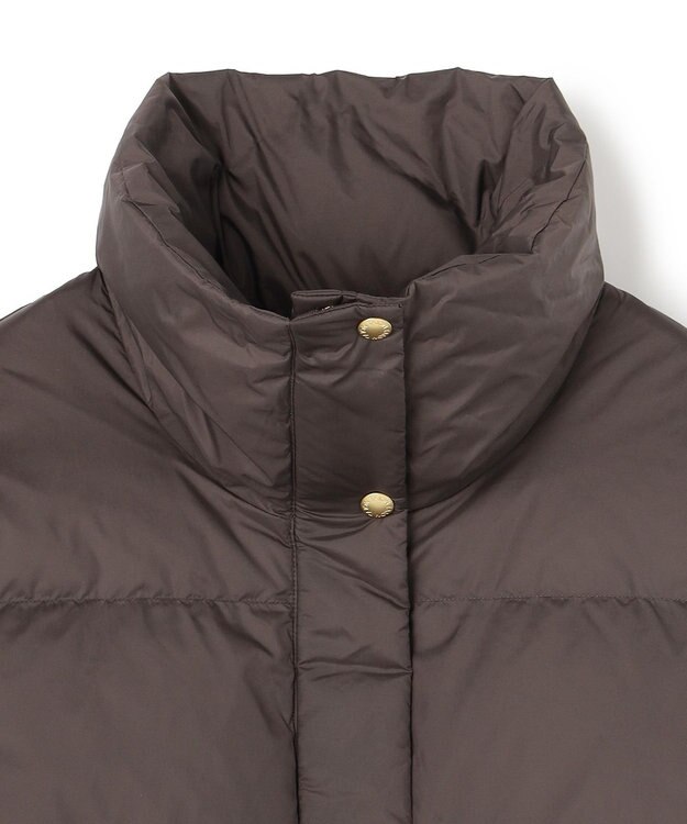 UNFILO L 【VERY掲載 / 自宅で洗濯OK / 軽量で暖かい】TAIONコラボ ショートダウン ブラウン