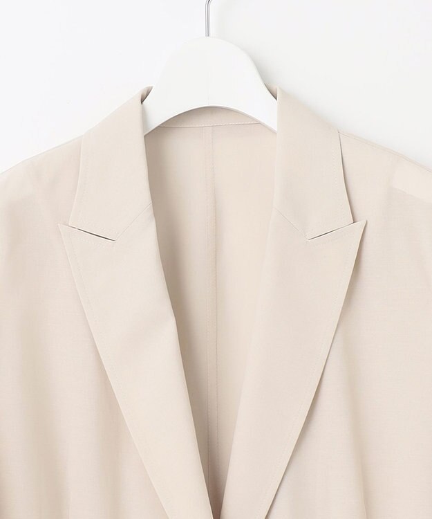 23区 【洗える】シアーマットクロス ジャケット ベージュ系