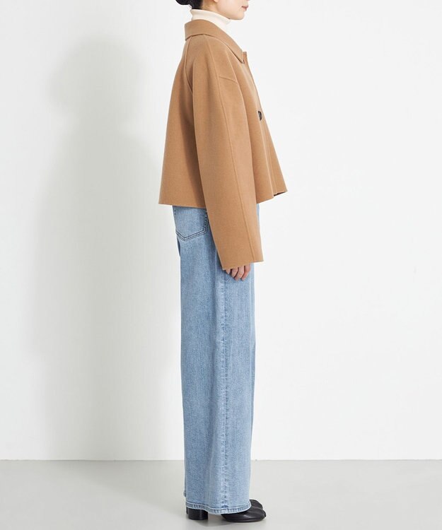 NAVE クロップドリバージャケット キャメル系