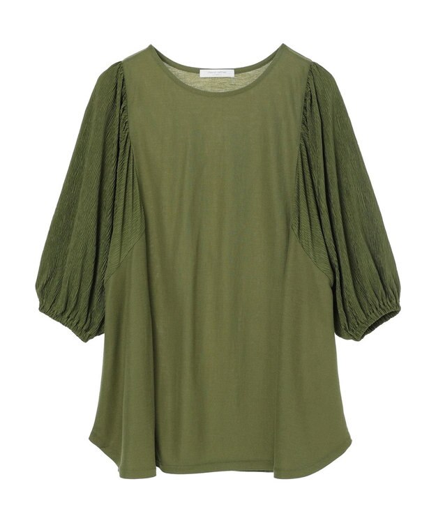 Green Parks ボリューム袖切替プルオーバー Green