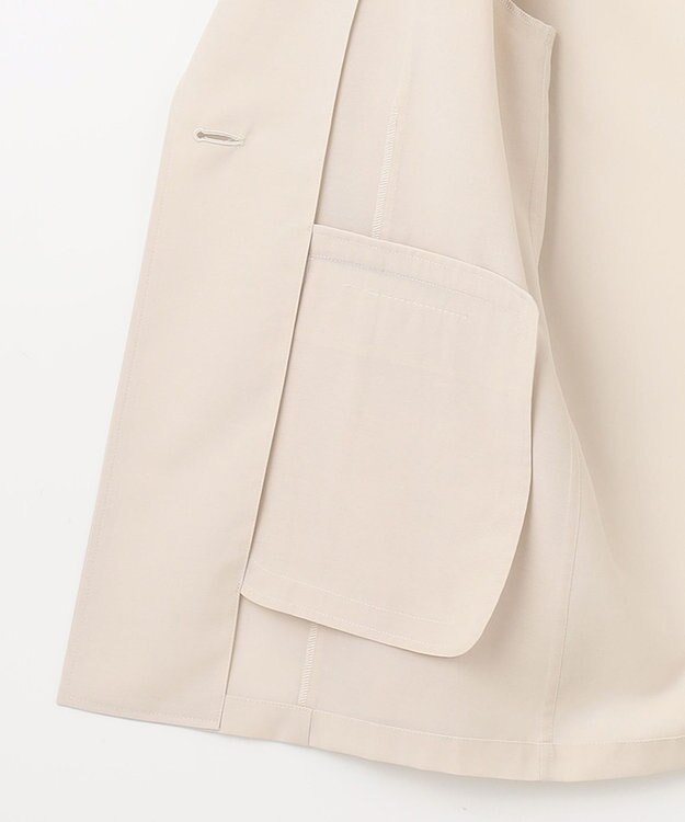 23区 【洗える】シアーマットクロス ジャケット ベージュ系