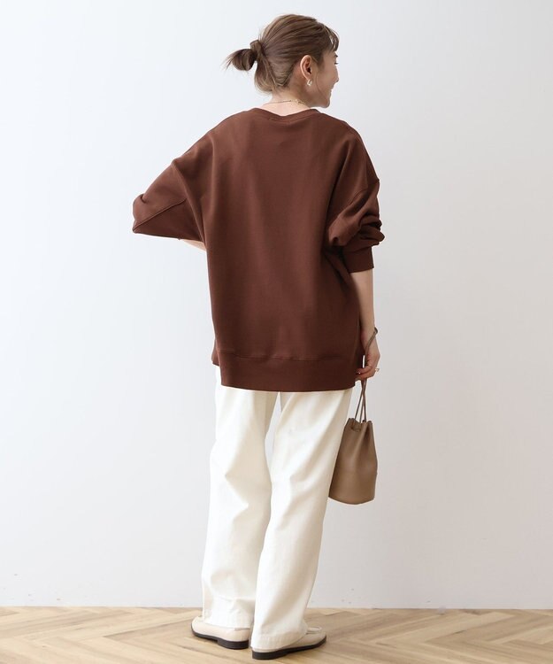 AMERICAN HOLIC 刺繍裏毛プルオーバー Brown