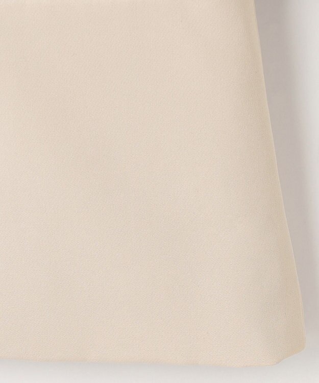 ANY 【WEB限定】ダブルクロスストレッチ Ｖネックノーカラージャケット ベージュ