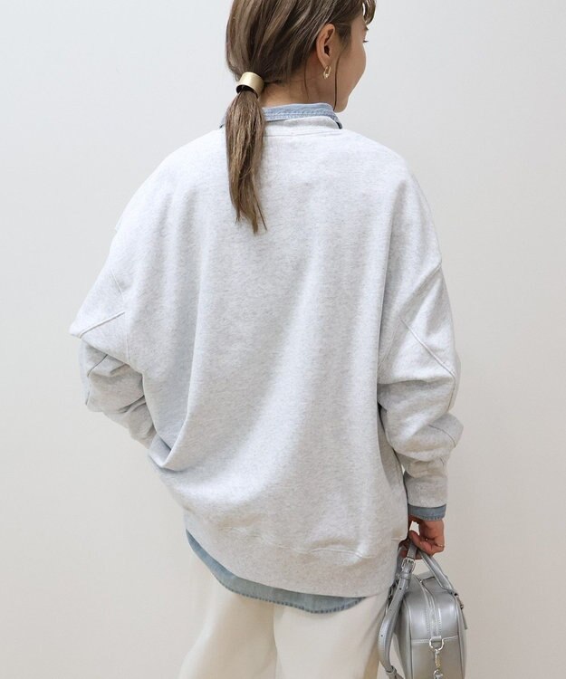 AMERICAN HOLIC 刺繍裏毛プルオーバー Brown