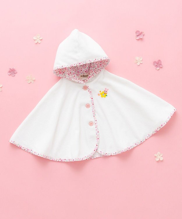 MIKI HOUSE HOT BISCUITS ポンチョギフトセット【BOX付き】 ピンク