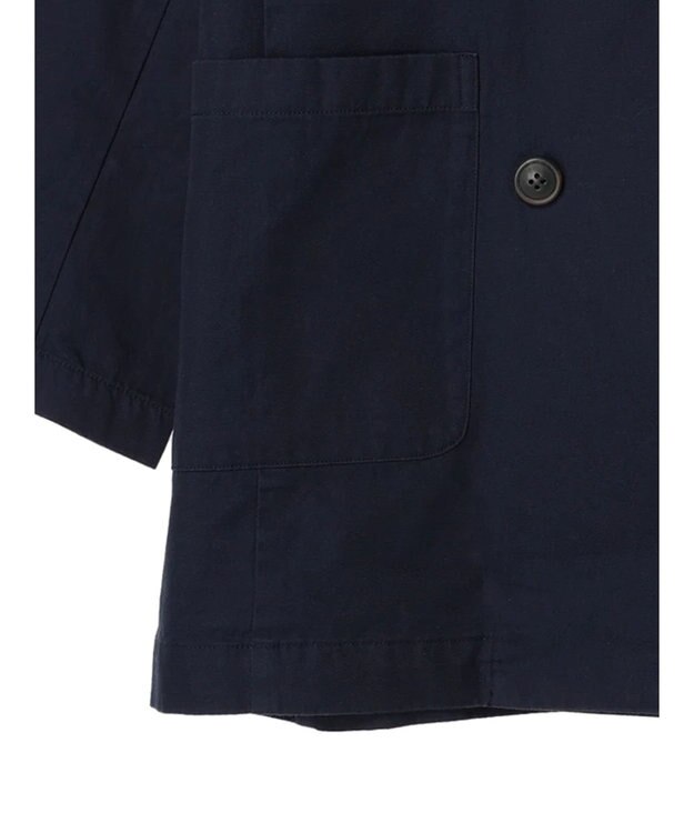 CRAFT STANDARD BOUTIQUE コットンギャバジンＷテーラードジャケット Navy