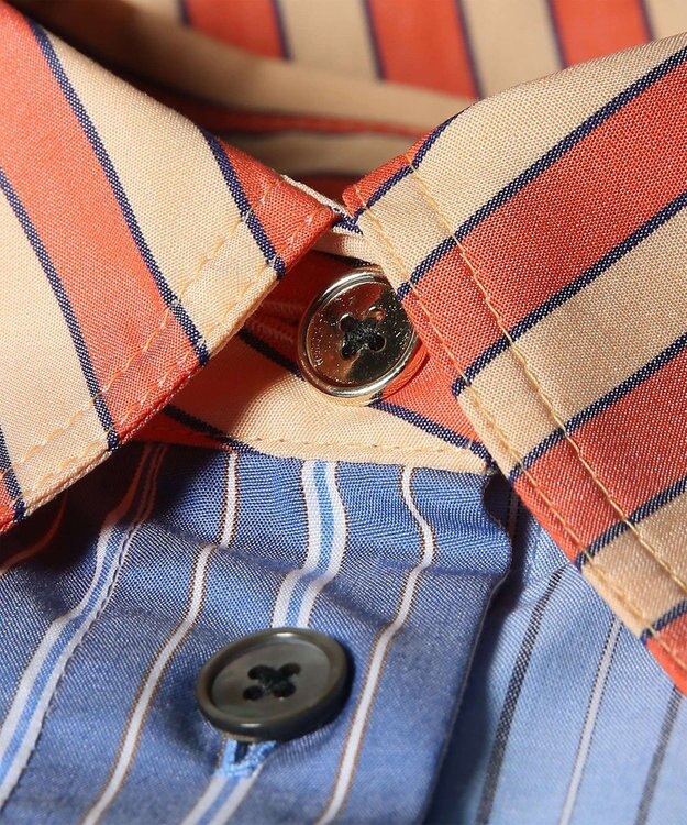Paul Smith ミックスストライプ 半袖シャツ マルチカラー