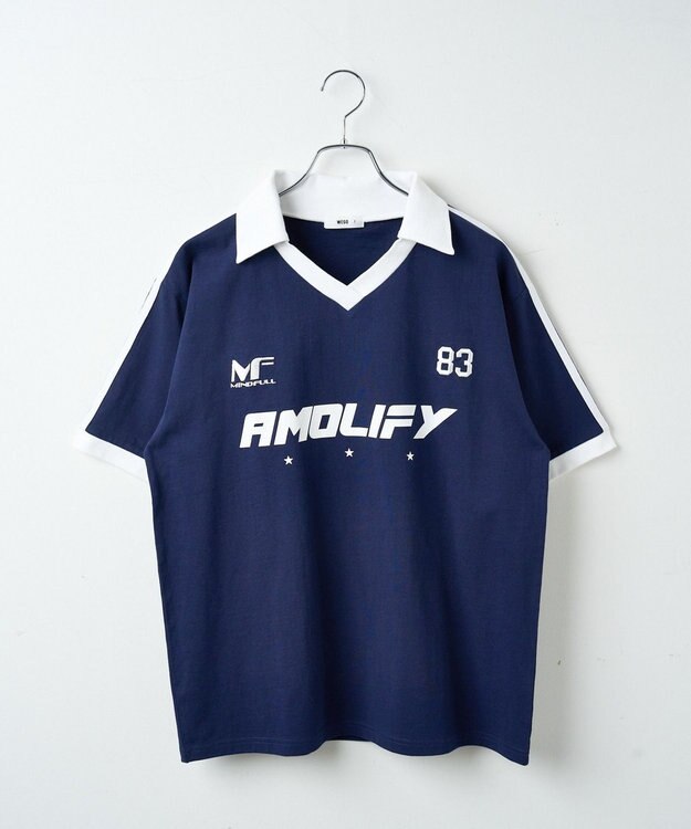 WEGO ゲームグラフィックビッグT ネイビー