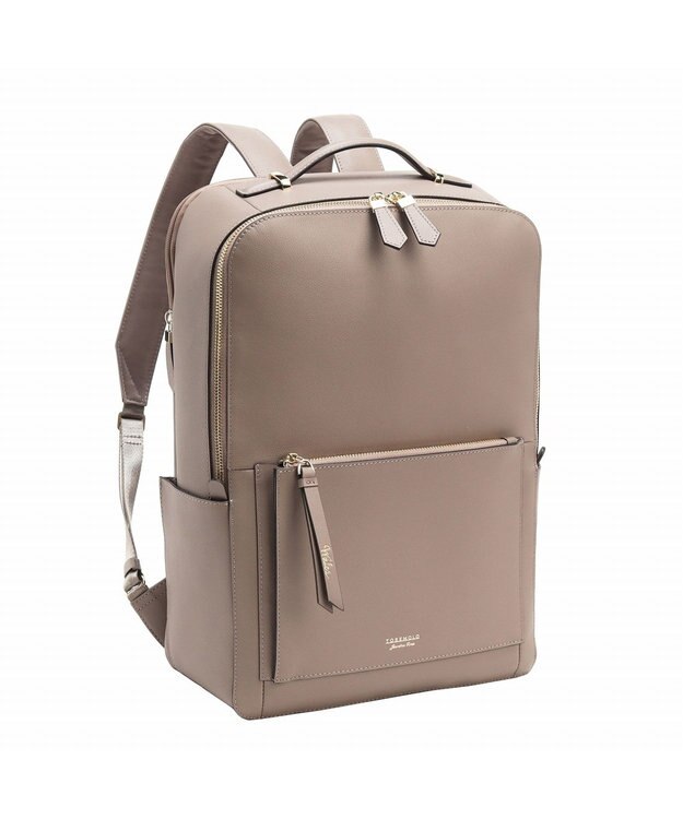 ACE BAGS & LUGGAGE Jewelna Rose ウェールズ リュック B4サイズ 15.6インチ収納 本革 11975 ジュエルナローズ グレージュ