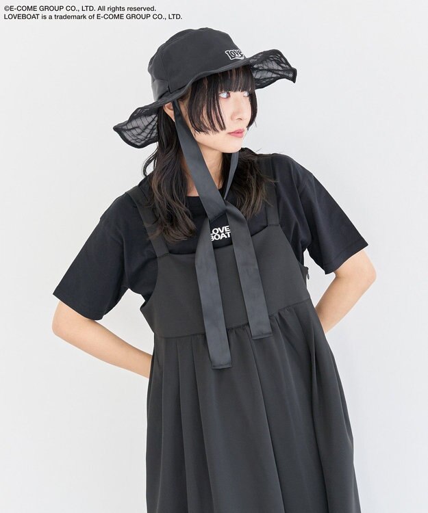 Green Parks ■ＬＯＶＥＢＯＡＴ　サロペットパンツ Black