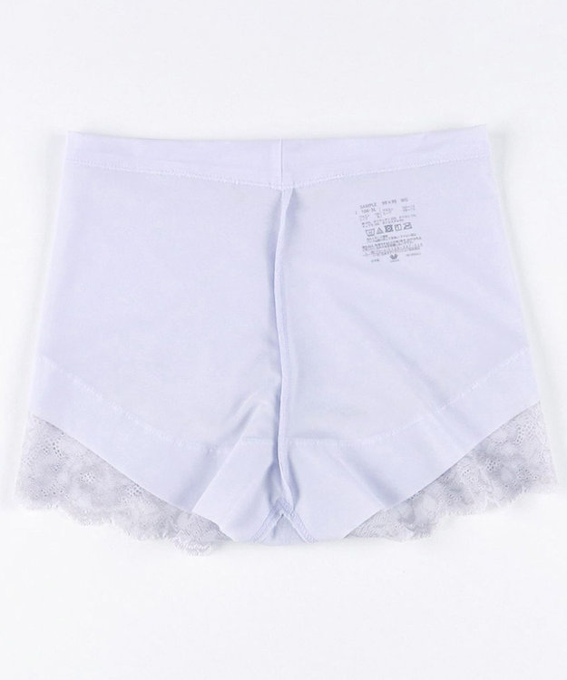 WACOAL オーバーパンツ ショート丈 ヒップアップで脚長シルエット ウエスト部分をすっきり見せる 一枚ばき可能 重ねばきにもおすすめ レディース GRC630 /ワコール パープル