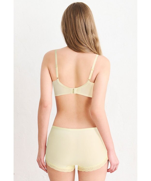 WACOAL ショーツ 【ハグするブラ】 BXB478とペア はきこみ丈あさめ やわらかく伸びる(バック) レディース PXB178 /ワコール イエロー