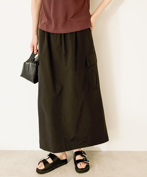 AMERICAN HOLIC ドロストカーゴタイトスカート Black