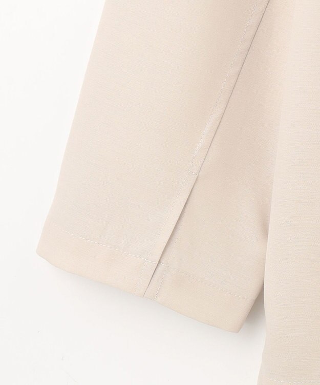 23区 【洗える】シアーマットクロス ジャケット ベージュ系