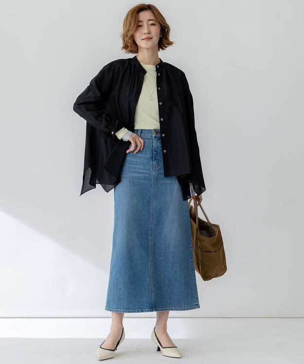 23区 【Oggi5月号掲載/洗える】シアー レイヤード TEE ライトイエロー系