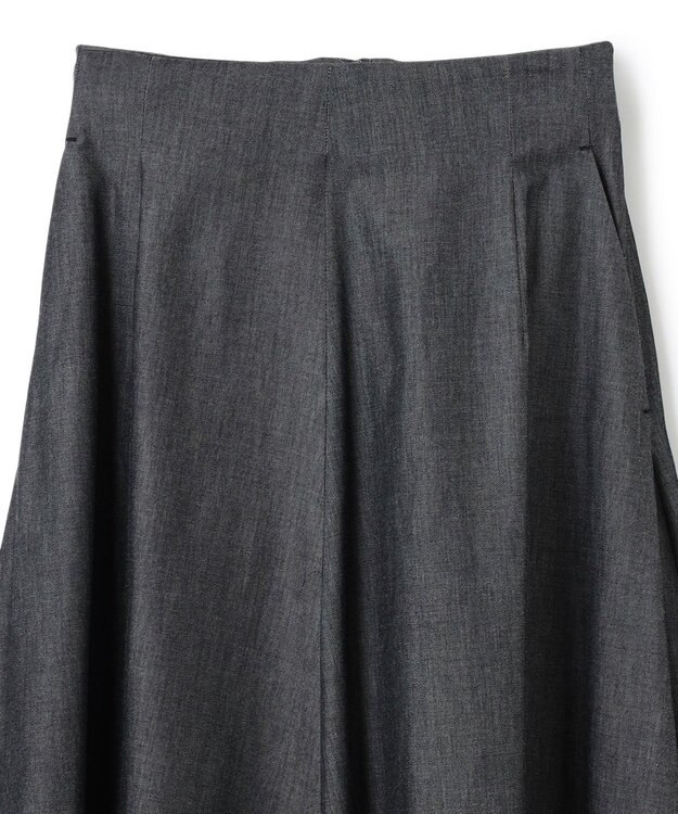 BEIGE， POMEGRANATE / ロングスカート Chambray Black