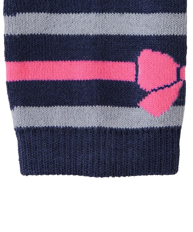 MIKI HOUSE HOT BISCUITS 【80-120cm】 ボーダー柄 レギンス 紺