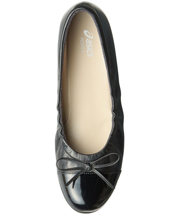 ASICS WALKING ペダラ レディース 2.0cm ヒール ブラック系