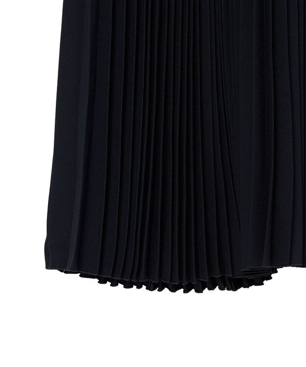 JOSEPH 【WEB&OUTLET限定】ノーブルサテン　プリーツスカート Navy