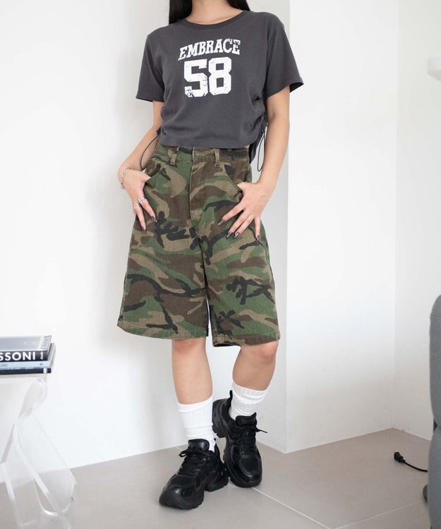 WEGO PUメッシュヒールダッドスニーカー ブラック