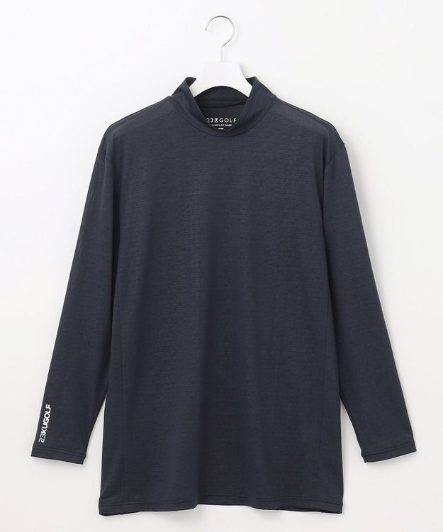23区GOLF 【MEN】【キングサイズ/UVケア/吸水速乾】３０デニール エンボスプリント インナーシャツ ネイビー系5