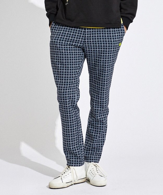 PW CIRCULUS 【MEN】チェックパンツ ブラック系5