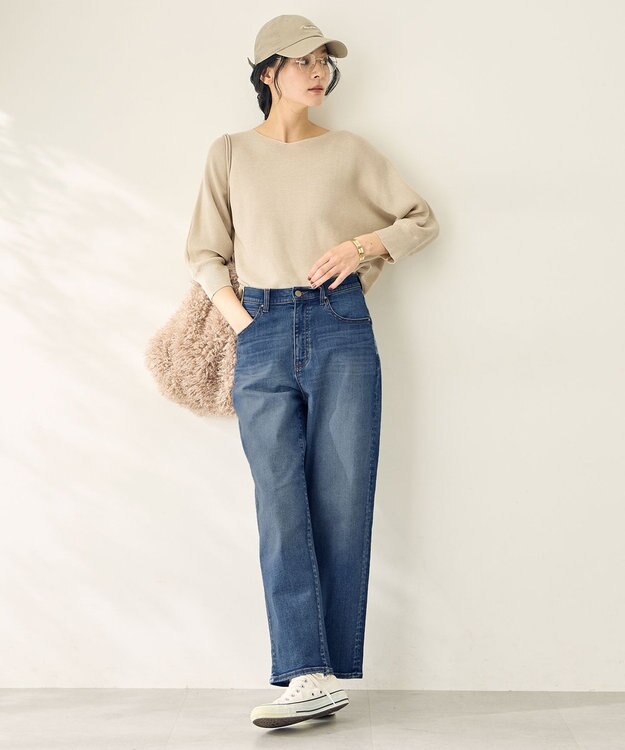 ANY ラメガーターニット ベージュ