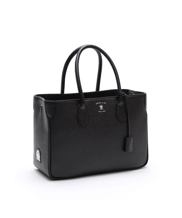 A.D.M.J. 【A4収納可】牛革 トートバッグ 32cm※SILVER金具 SHIKKOKU