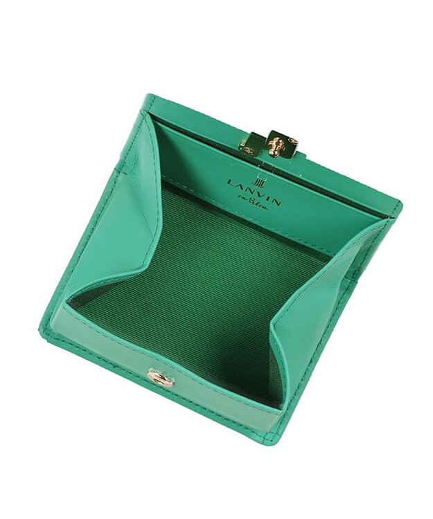 LANVIN en Bleu エルヴィー BOX小銭入れ グリーン