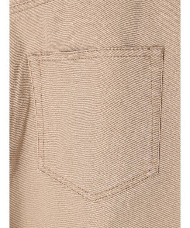 earth music&ecology コットンツイルバギーパンツ Beige