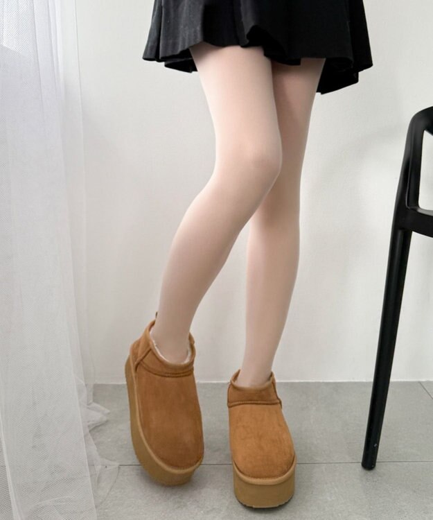 WEGO 【暖かい】フェイクタイツ裏起毛 柄1