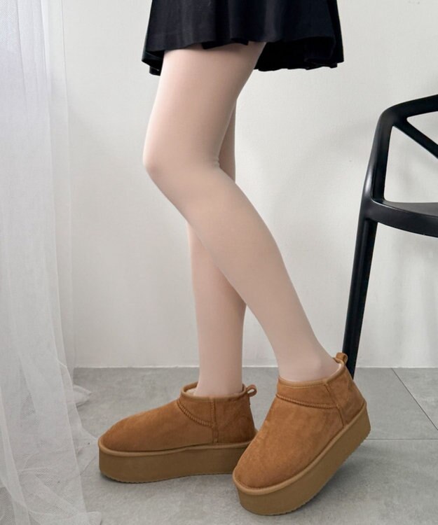 WEGO 【暖かい】フェイクタイツ裏起毛 柄1