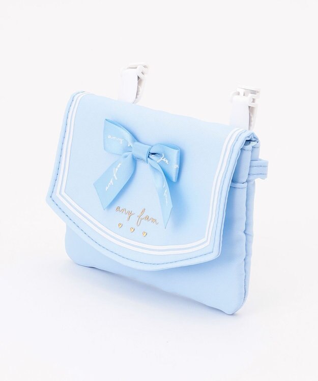 ANY KIDS リボン 移動 ポケット サックスブルー