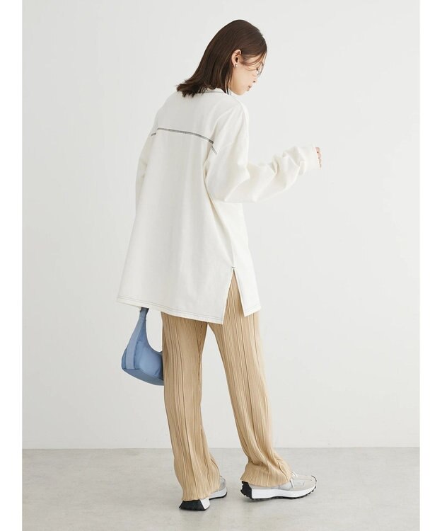 Green Parks Ｄｉｓｎｅｙ／配色ステッチチュニック Ivory