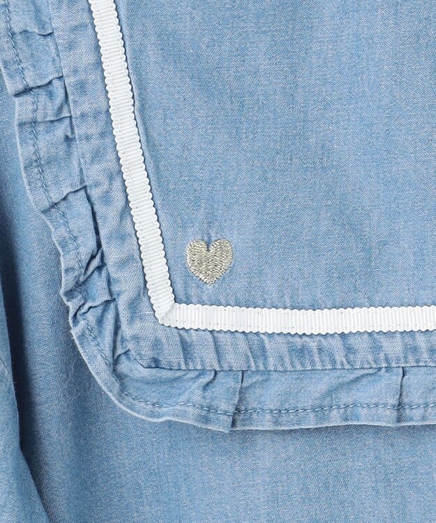 ANY KIDS セーラーカラーブルゾン ブルー